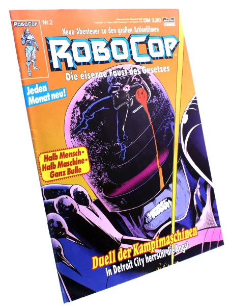 RoboCop - die eiserne Faust des Gesetzes Comic Magazin Nr. 2: Duell der Kampfmaschinen von Bastei